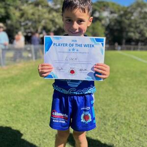 The Under 6 Blues players of the week/s for Round 1 and 2.

Round 1 -Luka
Round 2 - Kai

The 6 Blues are proudly sponsored by @bluecoast_construction