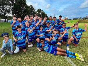 Congrats to the under 13s for getting a convincing win 34-4 today over Leichardt at Dundas.
Fitting way to finish with the Jai Arrow tribute
#tryforJai

Proudly sponsored by @manhattansuperbowl