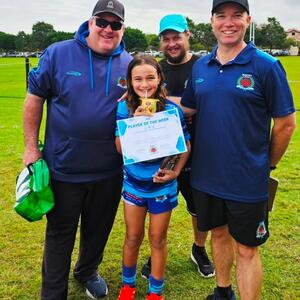 Eliza and James couldn't be separated for players of the week for the Under 10s. 

The Under 10s are proudly sponsored by @command51_cleaningandgrounds