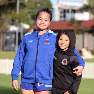 Two of our up and coming talented girls from the 2025 Under 11s. 

Lia and Chida are not only super talented but they were also more than happy to be ball girls when they could for our Open Womens side this year.

Well done girls and we look forward to seeing your continued progession next season.