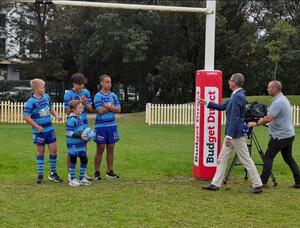 Channel Nines Mike Dalton was down at Mascot Oval today.  Keep a look out for the channel nine news tonight at 6pm when the story on our club airs.