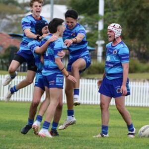 A great try in the last minute of the game got the 17s the win against the competition leaders South Eastern.

Well done boys 💙🩵