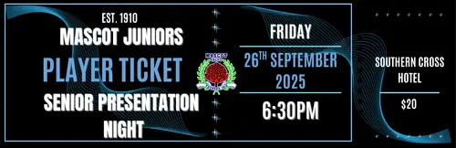 2025 Senior Presentation Night -  player ticket